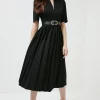 Top 10 ๐คฉ Karen Millen Structured Crepe Forever Pleat Belted Midi ๐ Dress โจ 2 Top 10 ๐คฉ Karen Millen Structured Crepe Forever Pleat Belted Midi ๐ Dress โจ -Occasionwear Popular Store akk00744 black xl