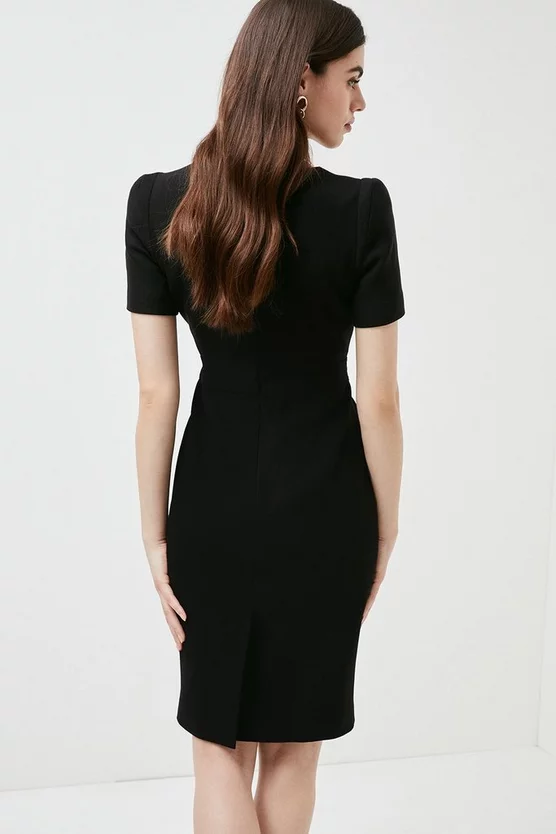 New ๐งจ Karen Millen Tailored Short Sleeve Utility Pencil Midi ๐ Dress โ 9 New ๐งจ Karen Millen Tailored Short Sleeve Utility Pencil Midi ๐ Dress โ - Image 7