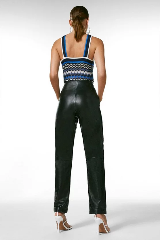 Flash Sale ๐ Karen Millen Petite Leather Button Detail Trouser โจ 5 Flash Sale ๐ Karen Millen Petite Leather Button Detail Trouser โจ - Image 3