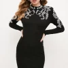 Flash Sale 🎁 Karen Millen Viscose Blend Embellished Knit Mini 👗 Dress 🎁 1 Flash Sale 🎁 Karen Millen Viscose Blend Embellished Knit Mini 👗 Dress 🎁 -Occasionwear Popular Store akk04228 black xl