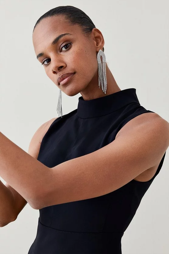 Deals 😉 Karen Millen Soft Tailored High Low Midi 👗 Dress 😉 4 Deals 😉 Karen Millen Soft Tailored High Low Midi 👗 Dress 😉 - Image 2