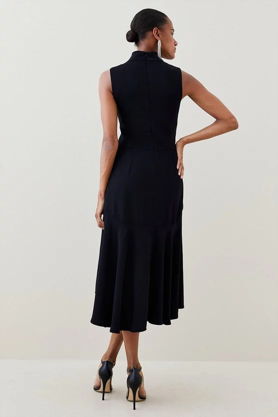 Deals 😉 Karen Millen Soft Tailored High Low Midi 👗 Dress 😉 5 Deals 😉 Karen Millen Soft Tailored High Low Midi 👗 Dress 😉 - Image 3