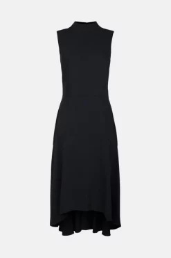Deals 😉 Karen Millen Soft Tailored High Low Midi 👗 Dress 😉 21 Deals 😉 Karen Millen Soft Tailored High Low Midi 👗 Dress 😉 -Occasionwear Popular Store akk05603 black xl 3