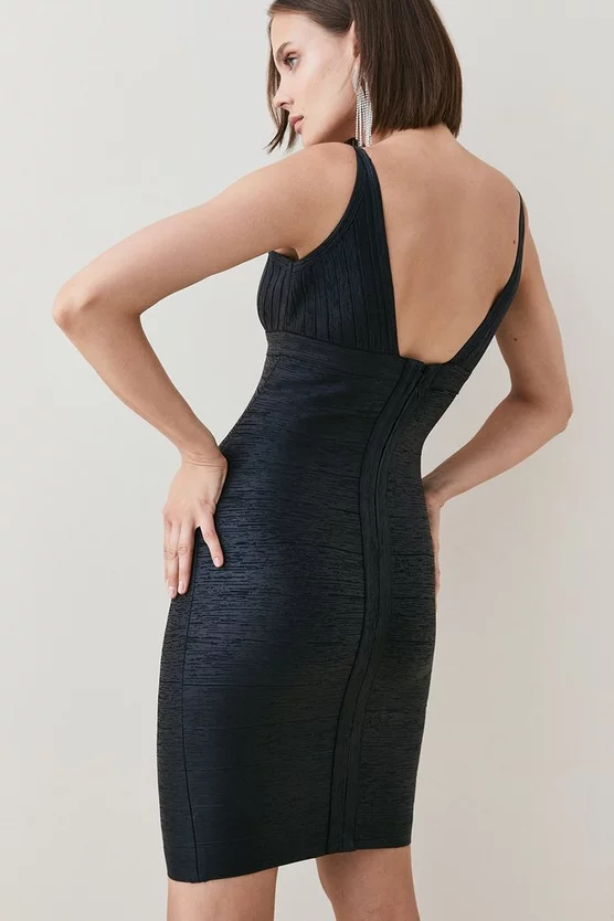 Coupon ๐ Karen Millen Metallic Bandage Mini ๐ Dress In Recycled Yarn ๐ 5 Coupon ๐ Karen Millen Metallic Bandage Mini ๐ Dress In Recycled Yarn ๐ - Image 3