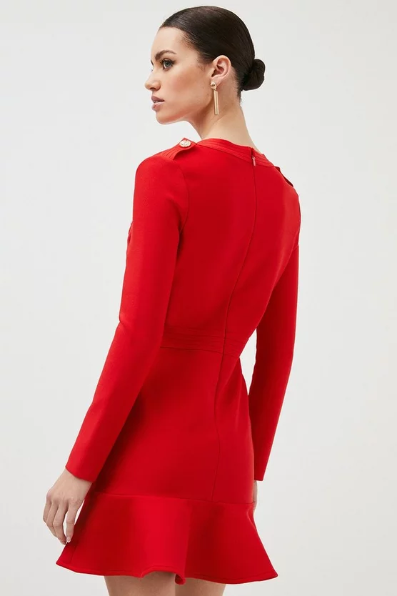 Outlet ๐ Karen Millen Petite Bandage Knit ๐ Dress In Recycled Yarn - red ๐ฅฐ 5 Outlet ๐ Karen Millen Petite Bandage Knit ๐ Dress In Recycled Yarn - red ๐ฅฐ - Image 3