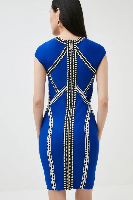 Cheap ๐ Karen Millen Contoured Jacquard Bandage Knit Bodycon ๐ Dress - cobalt ๐ฅ 5 Cheap ๐ Karen Millen Contoured Jacquard Bandage Knit Bodycon ๐ Dress - cobalt ๐ฅ - Image 3