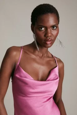 Best Sale ๐ Karen Millen Satin Cowl Neck Woven Mini Slip ๐ Dress - purple ๐ฏ 9 Best Sale ๐ Karen Millen Satin Cowl Neck Woven Mini Slip ๐ Dress - purple ๐ฏ -Occasionwear Popular Store akk07028 purple xl 1