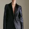 Budget ✨ Karen Millen Petite Stretch Metallic Jacquard Jacket 🔥