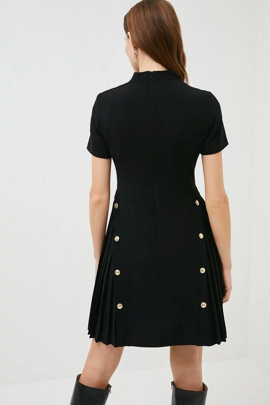 Hot Sale โญ Karen Millen Tailored Military Pleated Panel Short Mini ๐ Dress ๐ 5 Hot Sale โญ Karen Millen Tailored Military Pleated Panel Short Mini ๐ Dress ๐ - Image 3