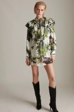 Best deal ๐ฅฐ Karen Millen Botanical Floral Woven Lace Up Tunic โญ 12 Best deal ๐ฅฐ Karen Millen Botanical Floral Woven Lace Up Tunic โญ -Occasionwear Popular Store akk07595 floral xl 3