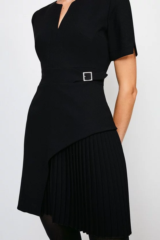 Cheap โจ Karen Millen Tailored Military Pleat Short Sleeve Mini ๐ Dress ๐ฅ 4 Cheap โจ Karen Millen Tailored Military Pleat Short Sleeve Mini ๐ Dress ๐ฅ - Image 2