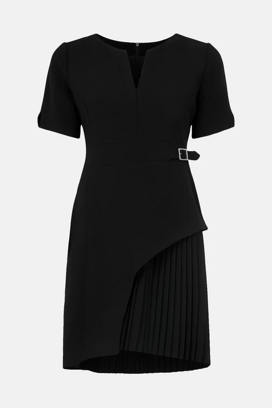 Cheap โจ Karen Millen Tailored Military Pleat Short Sleeve Mini ๐ Dress ๐ฅ 6 Cheap โจ Karen Millen Tailored Military Pleat Short Sleeve Mini ๐ Dress ๐ฅ - Image 4