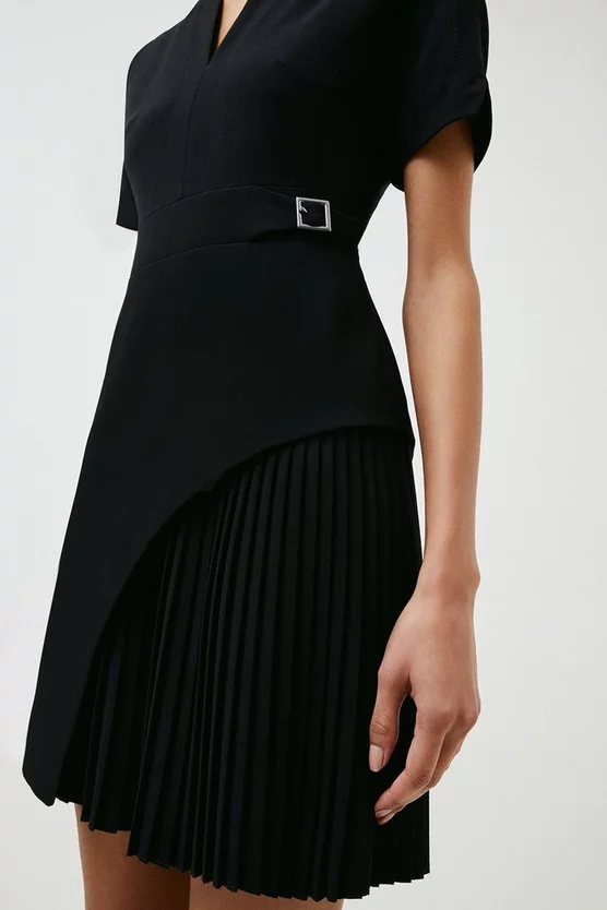 Cheap โจ Karen Millen Tailored Military Pleat Short Sleeve Mini ๐ Dress ๐ฅ 7 Cheap โจ Karen Millen Tailored Military Pleat Short Sleeve Mini ๐ Dress ๐ฅ - Image 5