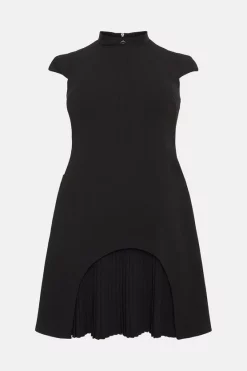 Wholesale 🛒 Karen Millen Plus Size Military Tailored Mini 👗 Dress ✨ -Occasionwear Popular Store akk94712 black xl 4