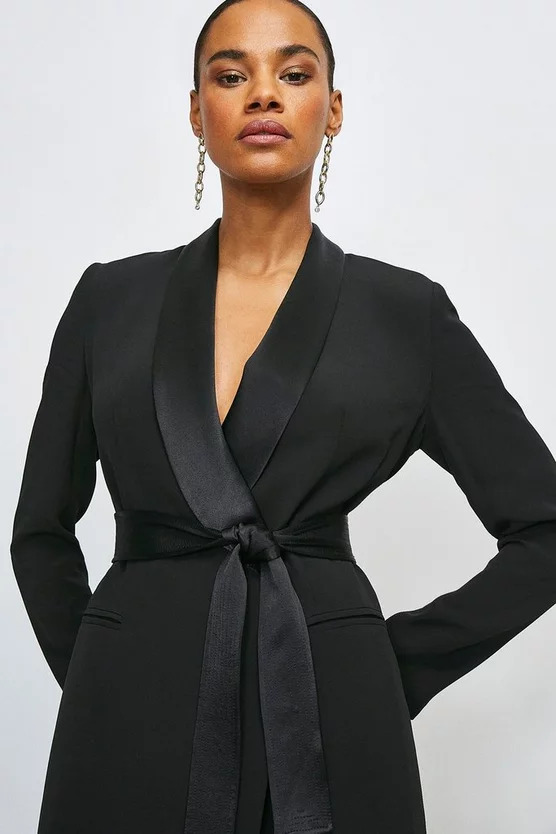 Deals ๐ Karen Millen Tuxedo Wrap Mini ๐ Dress ๐ฅฐ 4 Deals ๐ Karen Millen Tuxedo Wrap Mini ๐ Dress ๐ฅฐ - Image 2