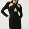 Flash Sale โ๏ธ Karen Millen Figure Form Stretch Woven Cut Out Mini - black โจ 2 Flash Sale โ๏ธ Karen Millen Figure Form Stretch Woven Cut Out Mini - black โจ -Occasionwear Popular Store bkk00022 black xl