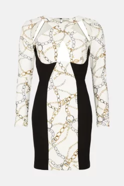 Buy ❤️ Karen Millen Petite Chain Figure Form Stretch Woven Mini ❤️ 10 Buy ❤️ Karen Millen Petite Chain Figure Form Stretch Woven Mini ❤️ -Occasionwear Popular Store bkk00026 chain xl 3