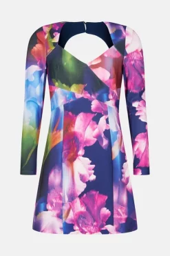 Cheapest 😉 Karen Millen Petite Floral Figure Form Stretch Woven Mini 🔔 -Occasionwear Popular Store bkk00027 floral xl 3