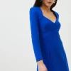 Cheapest 🎉 Karen Millen Petite Figure Form Stretch Woven Mini - cobalt 👍 -Occasionwear Popular Store bkk00029 cobalt xl