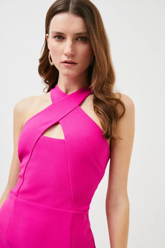 Promo โ Karen Millen Figure Form Cross Front Woven ๐ Dress - magenta ๐ 4 Promo โ Karen Millen Figure Form Cross Front Woven ๐ Dress - magenta ๐ - Image 2