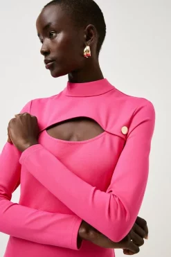 Buy โ Karen Millen Cut Out Detail Bodycon Jersey ๐ Dress - plum ๐ 7 Buy โ Karen Millen Cut Out Detail Bodycon Jersey ๐ Dress - plum ๐ -Occasionwear Popular Store bkk00296 plum xl 1