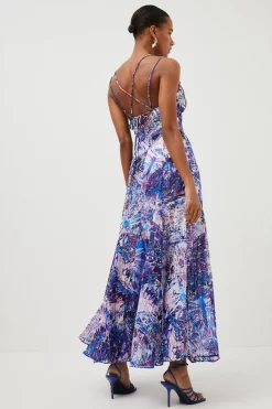 Cheap 🔥 Karen Millen Beaded Embellished Woven Maxi - blue 💯 -Occasionwear Popular Store bkk00378 blue xl 2