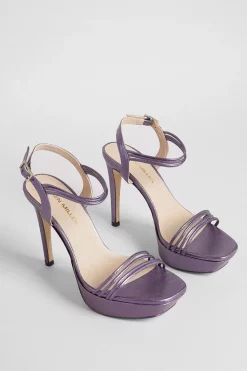 Wholesale ๐ Karen Millen Metallic Leather Strappy Platform ๐ฉด Sandals ๐ฅฐ 13 Wholesale ๐ Karen Millen Metallic Leather Strappy Platform ๐ฉด Sandals ๐ฅฐ -Occasionwear Popular Store bkk00497 purple xl 2