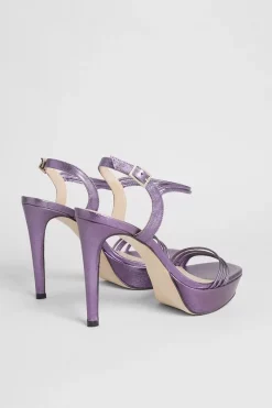 Wholesale ๐ Karen Millen Metallic Leather Strappy Platform ๐ฉด Sandals ๐ฅฐ 15 Wholesale ๐ Karen Millen Metallic Leather Strappy Platform ๐ฉด Sandals ๐ฅฐ -Occasionwear Popular Store bkk00497 purple xl 4