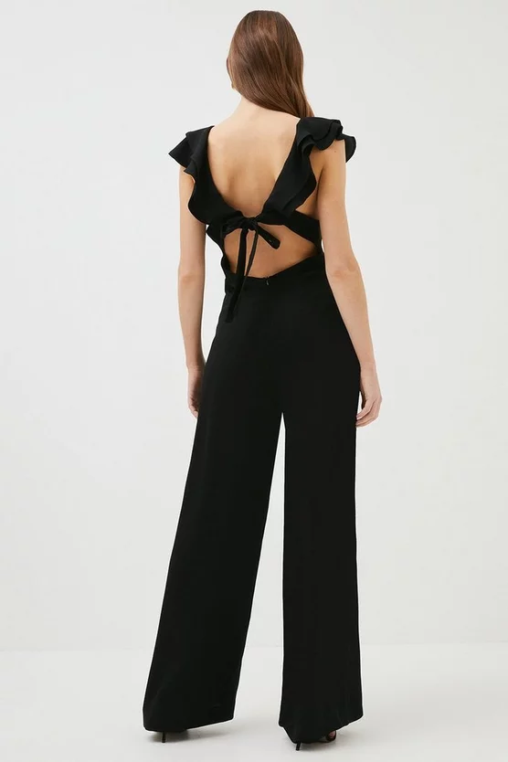 Deals โค๏ธ Karen Millen Soft Tailored Ruffle Detail Jumpsuit ๐ฅ 5 Deals โค๏ธ Karen Millen Soft Tailored Ruffle Detail Jumpsuit ๐ฅ - Image 3