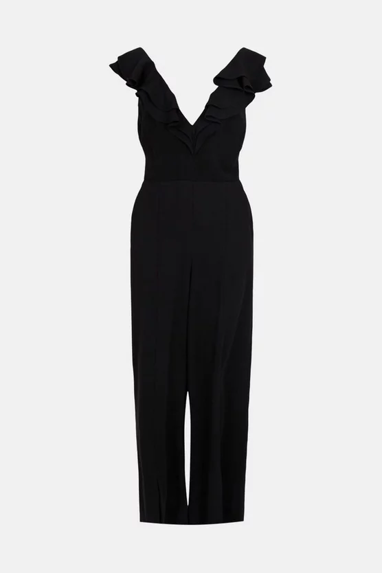 Deals โค๏ธ Karen Millen Soft Tailored Ruffle Detail Jumpsuit ๐ฅ 6 Deals โค๏ธ Karen Millen Soft Tailored Ruffle Detail Jumpsuit ๐ฅ - Image 4