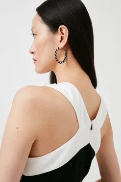 Best Sale ๐ Karen Millen Compact Stretch Viscose Button Jumpsuit ๐ 12 Best Sale ๐ Karen Millen Compact Stretch Viscose Button Jumpsuit ๐ -Occasionwear Popular Store bkk00576 mono xl 5