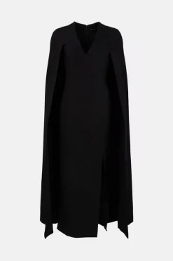 Discount 🥰 Karen Millen Compact Viscose Cape Sleeve Maxi 👗 Dress - black 👍 10 Discount 🥰 Karen Millen Compact Viscose Cape Sleeve Maxi 👗 Dress - black 👍 -Occasionwear Popular Store bkk00761 black xl 3