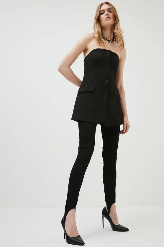 Best Sale โค๏ธ Karen Millen Compact Stretch Tailored Bandeau Bodice ๐ 3 Best Sale โค๏ธ Karen Millen Compact Stretch Tailored Bandeau Bodice ๐