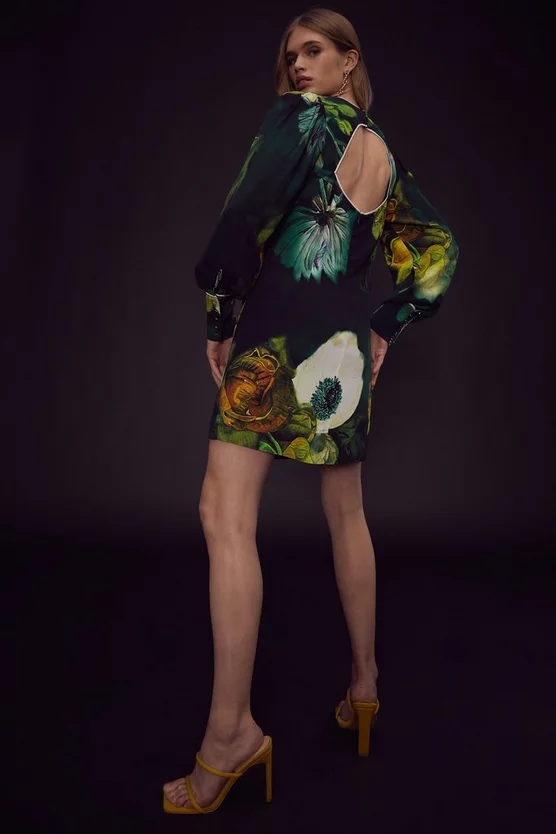 Deals π Karen Millen Apotheosis Piped Balloon Sleeve Woven π Dress - floral π₯° 5 Deals π Karen Millen Apotheosis Piped Balloon Sleeve Woven π Dress - floral π₯° - Image 3