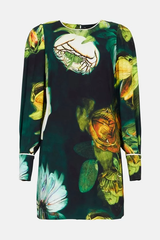 Deals π Karen Millen Apotheosis Piped Balloon Sleeve Woven π Dress - floral π₯° 6 Deals π Karen Millen Apotheosis Piped Balloon Sleeve Woven π Dress - floral π₯° - Image 4