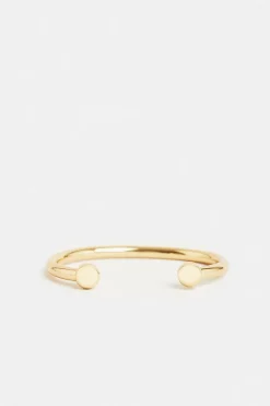Brand new 🎉 Karen Millen Gold Plated Ball Cuff Bangle ❤️ -Occasionwear Popular Store bkk00852 gold xl 1