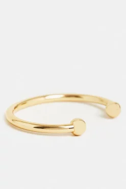 Brand new 🎉 Karen Millen Gold Plated Ball Cuff Bangle ❤️ -Occasionwear Popular Store bkk00852 gold xl 2