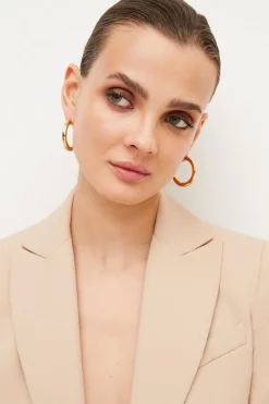 Best deal 🥰 Karen Millen Chunky Hoops 🛒