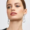 Best deal 🛒 Karen Millen Silver Plated Twisted Drop Earrings 👍 -Occasionwear Popular Store bkk00863 silver xl
