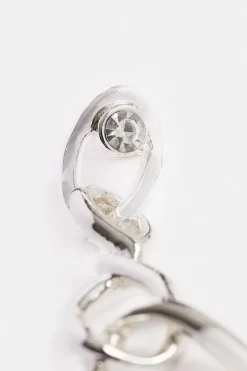 Best deal ๐ Karen Millen Silver Plated Twisted Drop Earrings ๐ 10 Best deal ๐ Karen Millen Silver Plated Twisted Drop Earrings ๐ -Occasionwear Popular Store bkk00863 silver xl 3