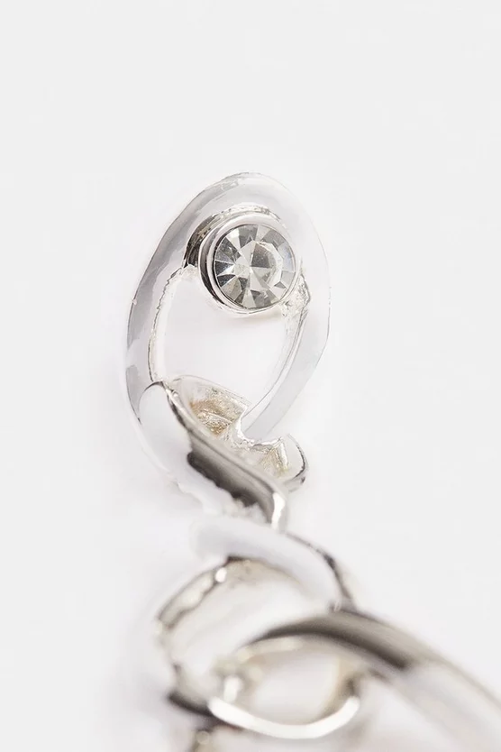 Best deal ๐ Karen Millen Silver Plated Twisted Drop Earrings ๐ 6 Best deal ๐ Karen Millen Silver Plated Twisted Drop Earrings ๐ - Image 4