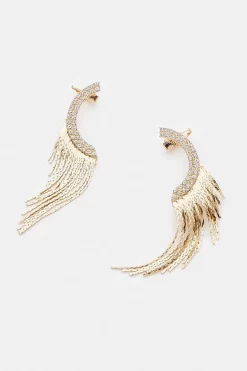 Coupon ๐ Karen Millen Ear Cuff Drop Detail Earring โ 9 Coupon ๐ Karen Millen Ear Cuff Drop Detail Earring โ -Occasionwear Popular Store bkk00864 gold xl 2