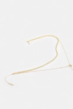 Top 10 ✨ Karen Millen Gold Plated Coin Layered Necklace ✔️ -Occasionwear Popular Store bkk00875 gold xl 3