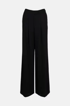 Flash Sale 🔔 Karen Millen Limited Edition Oversized Wide Leg Trousers 🤩 -Occasionwear Popular Store bkk00956 black xl 4