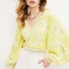 Cheap 🎉 Karen Millen Cutwork Beaded Drama Sleeve Woven Top - lime ❤️ 1 Cheap 🎉 Karen Millen Cutwork Beaded Drama Sleeve Woven Top - lime ❤️ -Occasionwear Popular Store bkk01234 lime xl