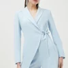 Hot Sale 🎉 Karen Millen City Stretch Tux Wrap Playsuit - pale blue 💯 2 Hot Sale 🎉 Karen Millen City Stretch Tux Wrap Playsuit - pale blue 💯 -Occasionwear Popular Store bkk01307 pale20blue xl