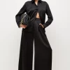 Coupon ๐ Karen Millen Satin Crepe Wide Leg High Waist Trousers ๐ 1 Coupon ๐ Karen Millen Satin Crepe Wide Leg High Waist Trousers ๐ -Occasionwear Popular Store bkk01349 black xl