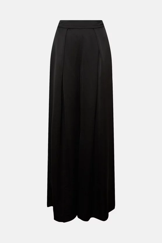 Coupon ๐ Karen Millen Satin Crepe Wide Leg High Waist Trousers ๐ 6 Coupon ๐ Karen Millen Satin Crepe Wide Leg High Waist Trousers ๐ - Image 4
