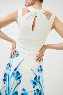 Best Sale โจ Karen Millen Chaos Woven Soft Tailored Waterfall ๐ Dress - white โ๏ธ 17 Best Sale โจ Karen Millen Chaos Woven Soft Tailored Waterfall ๐ Dress - white โ๏ธ -Occasionwear Popular Store bkk01428 white xl 2 1