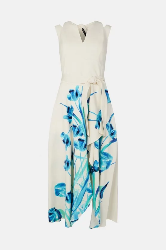 Best Sale โจ Karen Millen Chaos Woven Soft Tailored Waterfall ๐ Dress - white โ๏ธ 9 Best Sale โจ Karen Millen Chaos Woven Soft Tailored Waterfall ๐ Dress - white โ๏ธ - Image 7